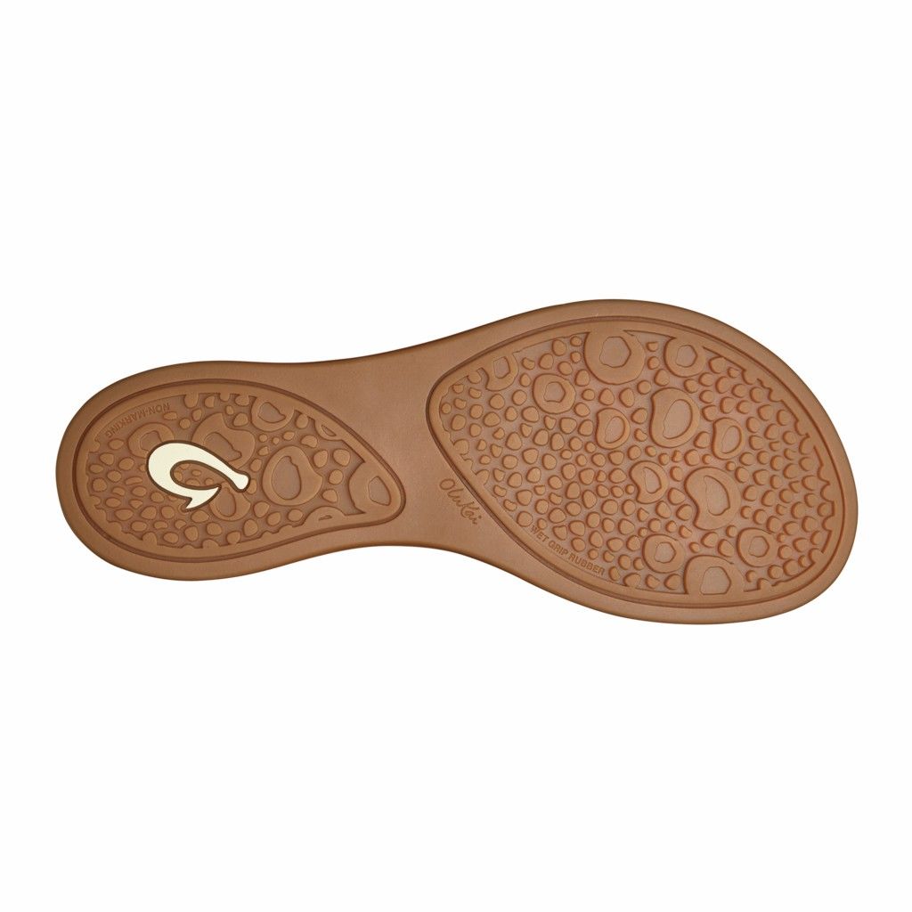 Sandalias Olukai Kaekae - Chanclas Mujer Cafes 20029-867